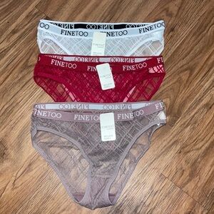 FINETOO Underwear 3 panties.